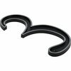 Hillman 6 in. Reflective Black Plastic Nail-On Number 3 1 pc, 3PK 844813